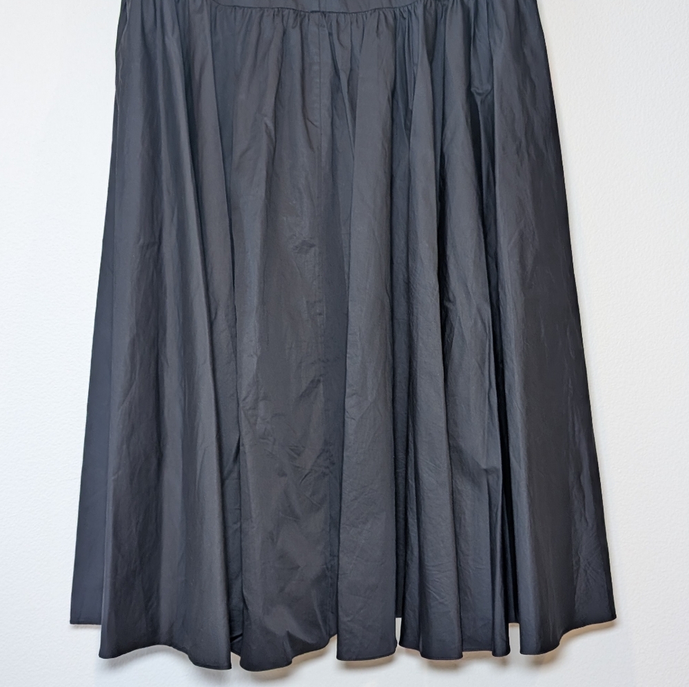 Tibi Eco Black Smocked Gathered Dress - Picture 11 of 16